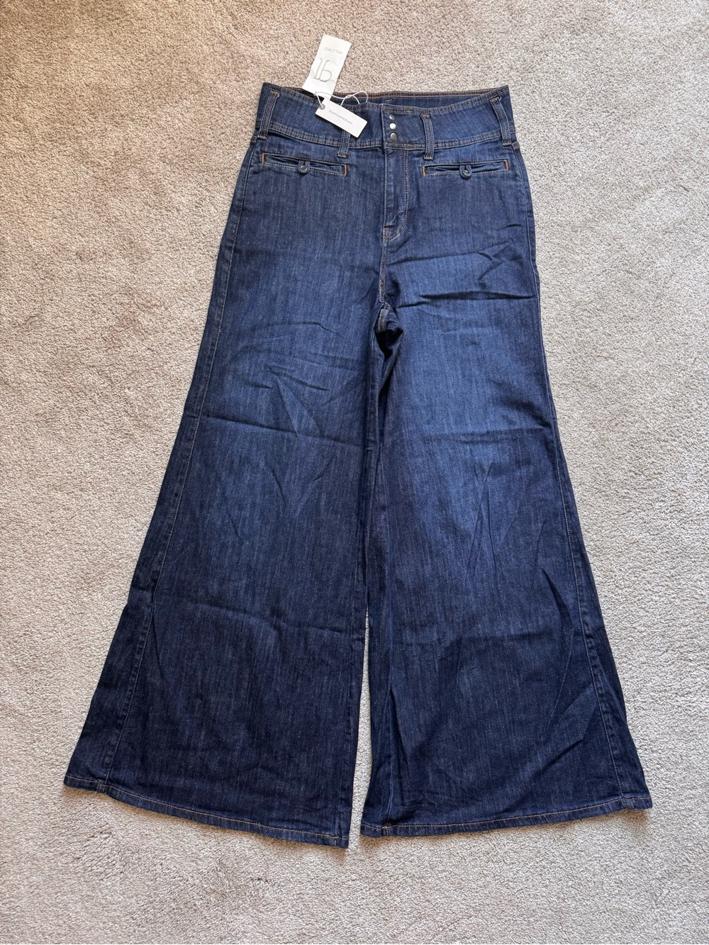 NWT Pilcro High-Rise Wide-Leg Trouser Jeans 30